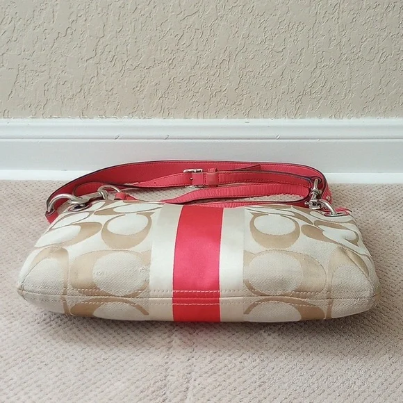 Coach Hampton Weekend Stripe Crossbody Bag - Picture 7 of 12